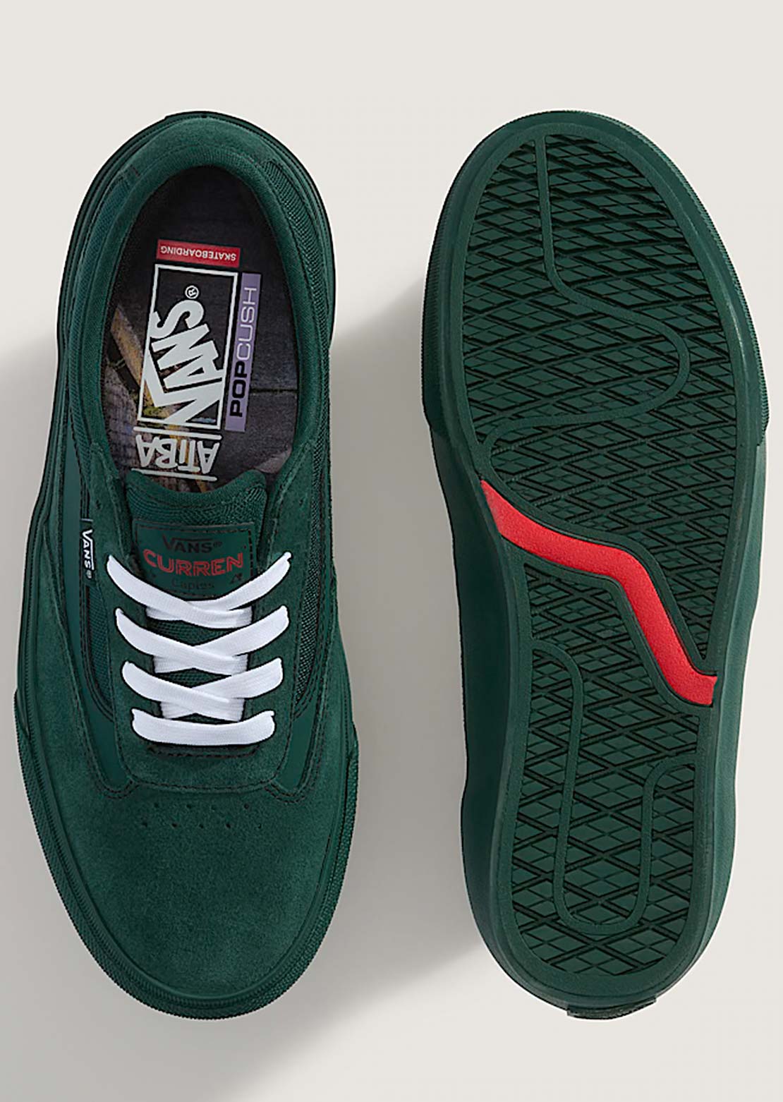 Vans Men's Skate Curren Caples Shoes Emerald