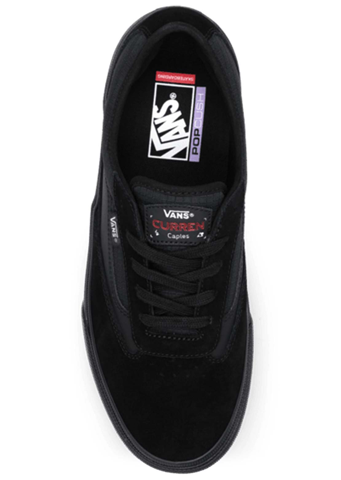 Vans Men's Skate Curren Caples Shoes Black/Black