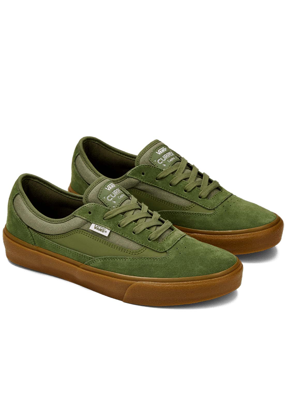 Vans Men's Skate Curren Caples Shoes Crepe Green Gum