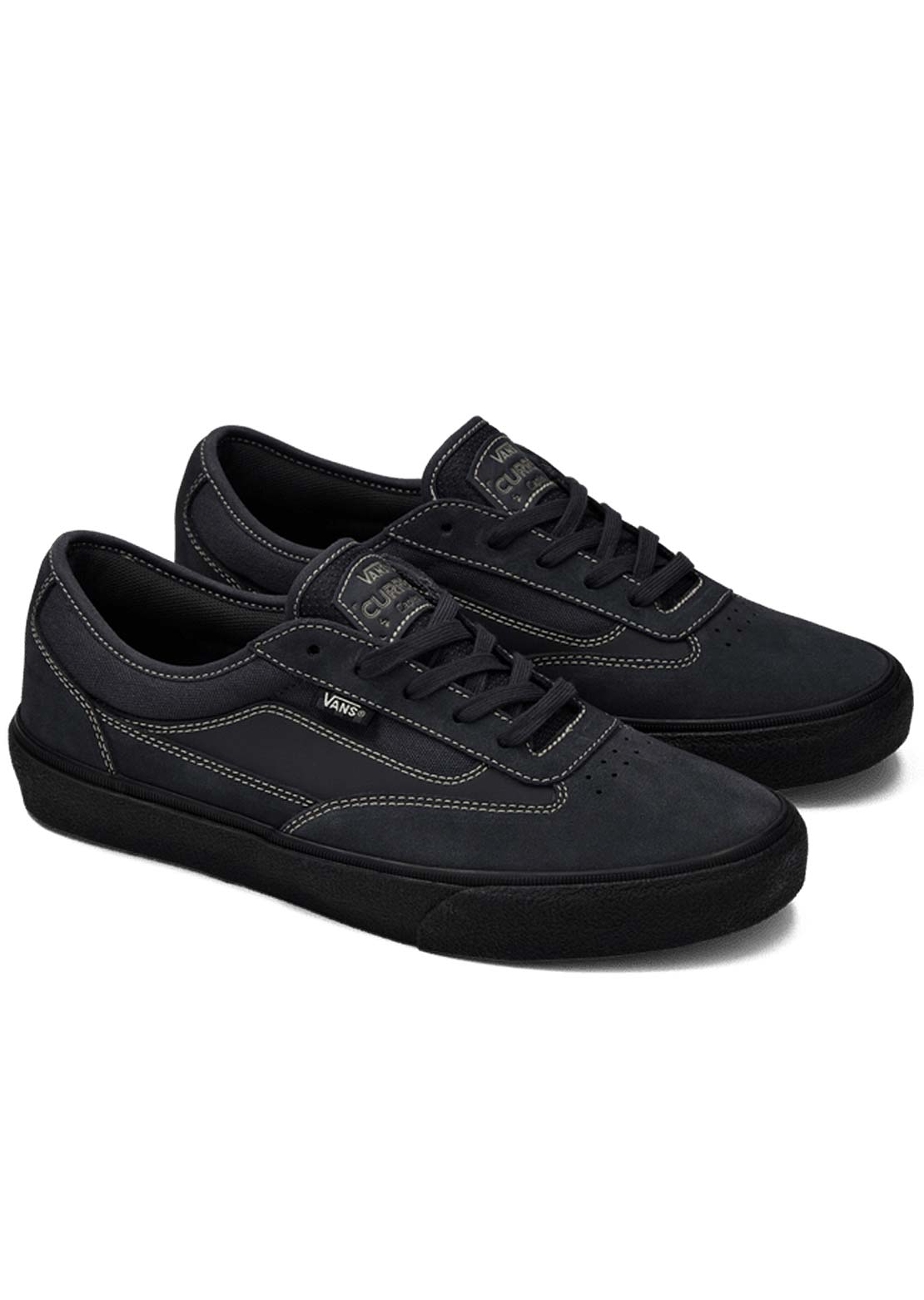 Vans Men's Skate Curren Caples Shoes Charcoal Black