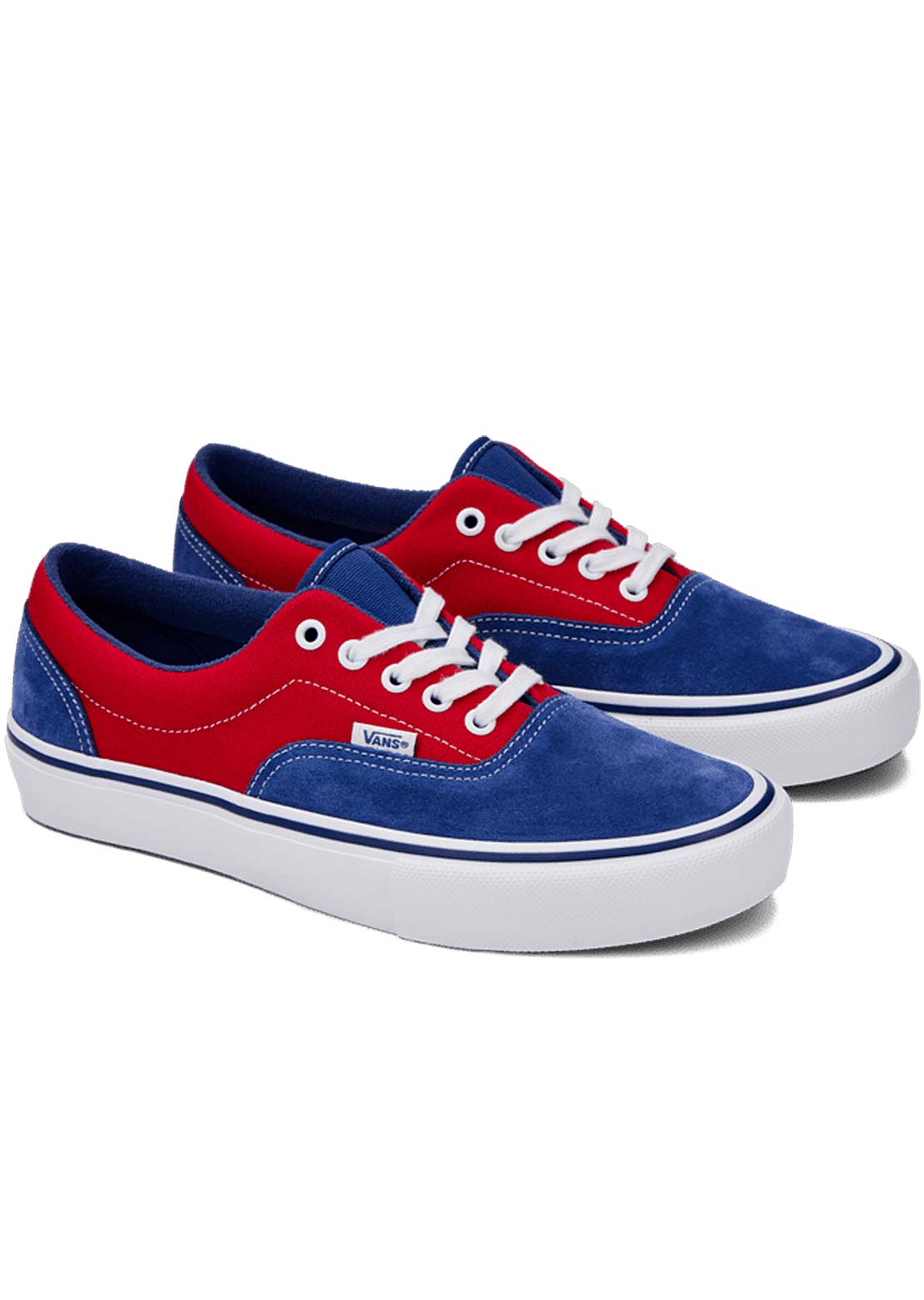 Vans Men's Skate Era Shoes Blue Red