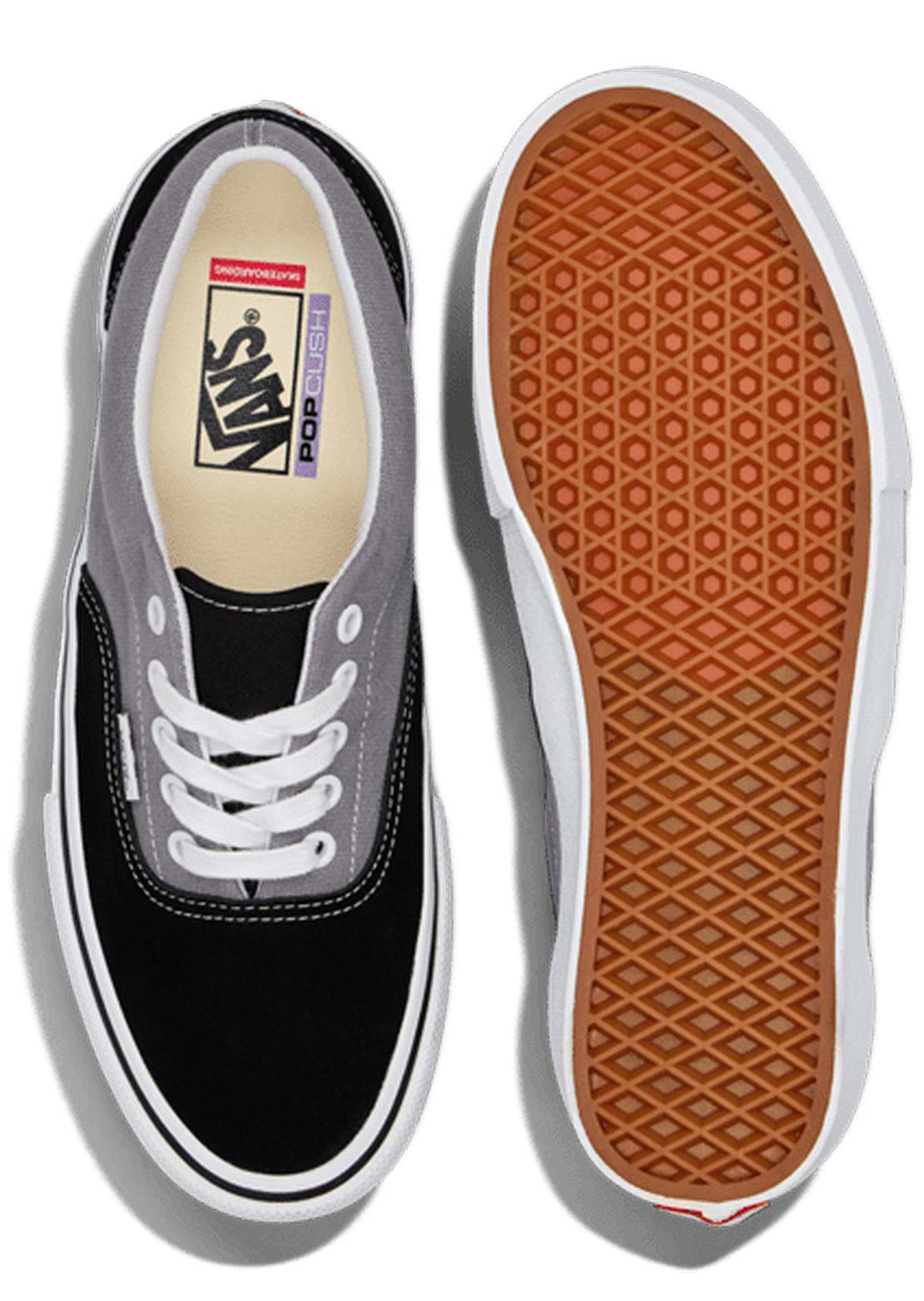 Vans Men's Skate Era Shoes Black Gray