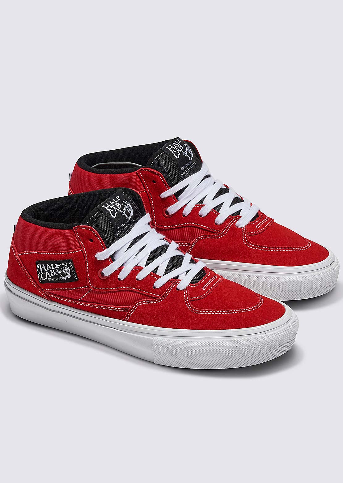 Vans Men&#39;s Skate Half Cab Shoes Red/White