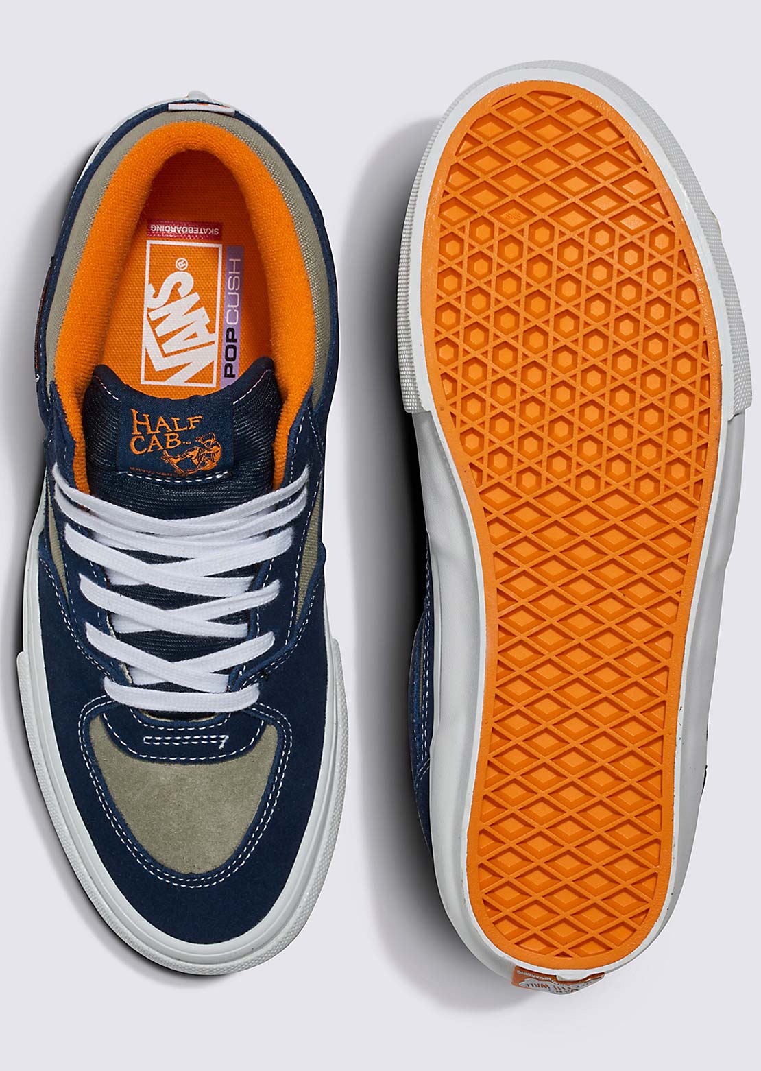 Vans Men&#39;s Skate Half Cab Shoes Smoke/Navy