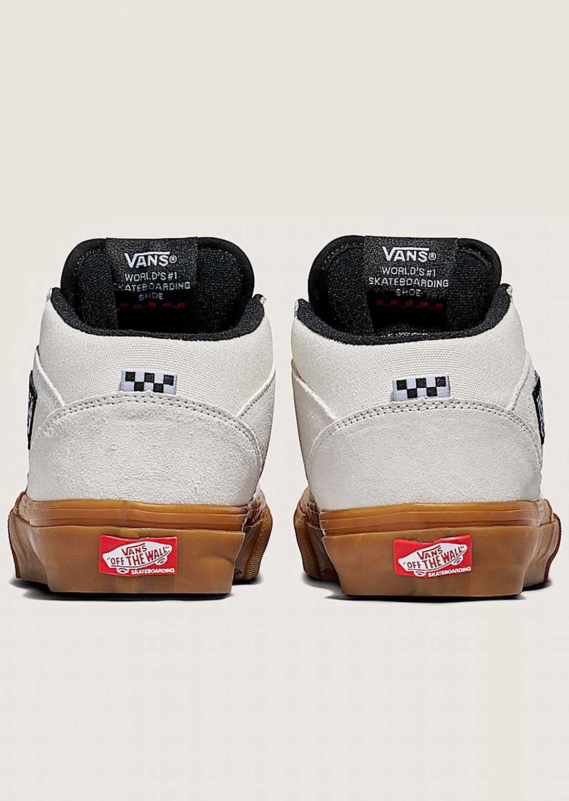 Vans Men's Skate Half Cab Shoes Antique White/Gum