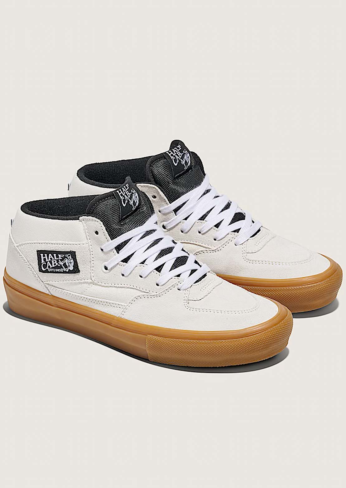 Vans Men's Skate Half Cab Shoes Antique White/Gum