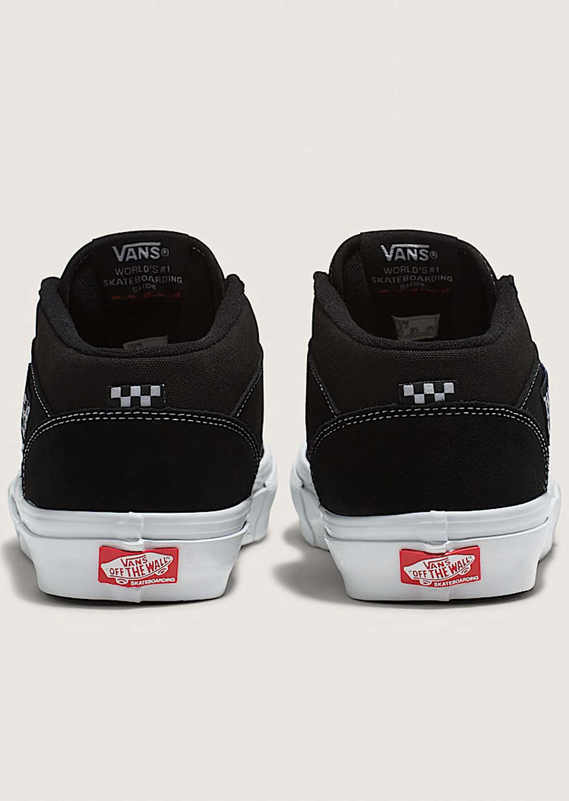 Vans Men's Skate Half Cab Shoes Black/White