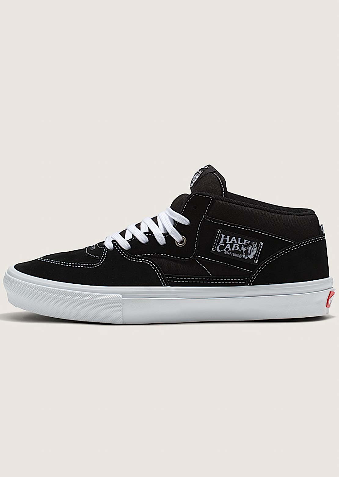 Vans Men's Skate Half Cab Shoes Black/White