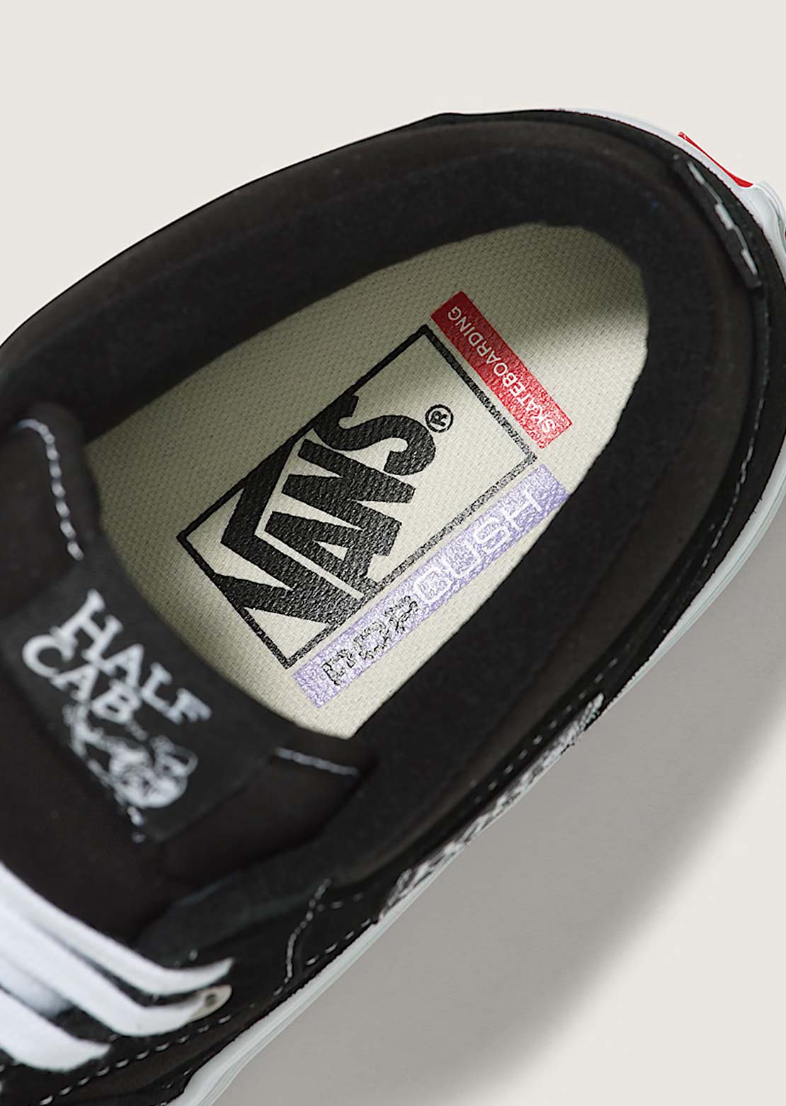 Vans Men's Skate Half Cab Shoes Black/White