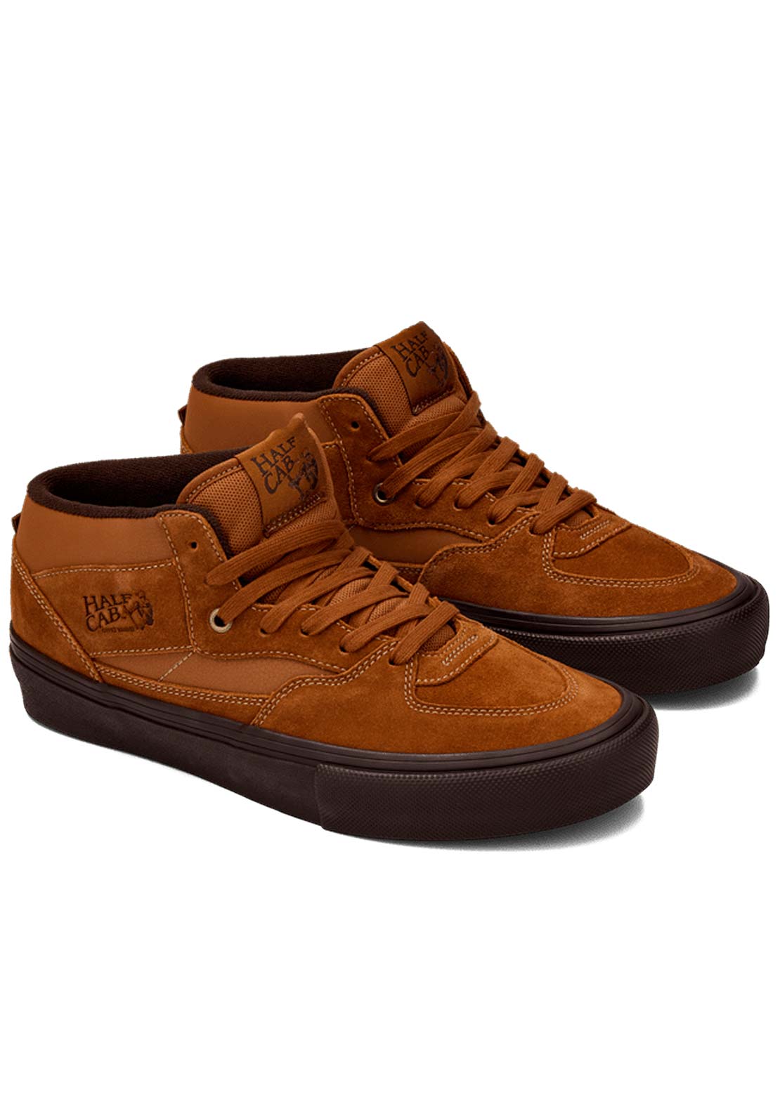 Vans Men's Skate Half Cab Shoes Golden Brown Gum