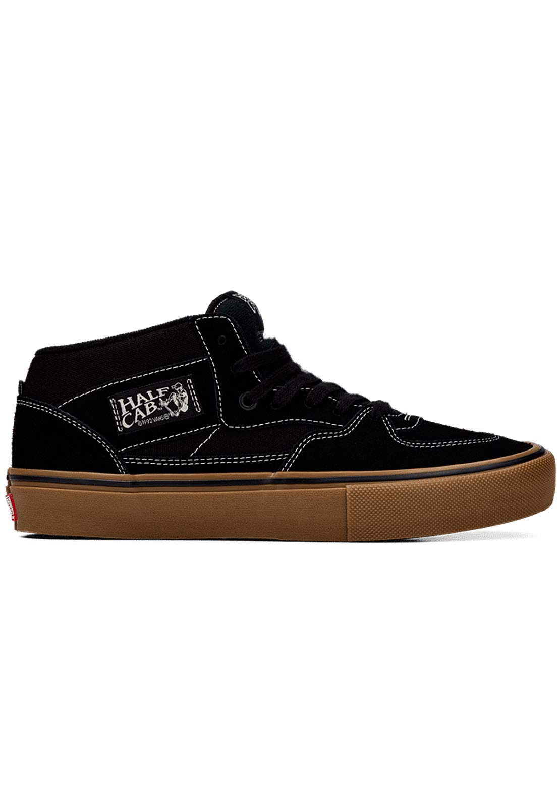 Vans Men's Skate Half Cab Shoes Black Gum White