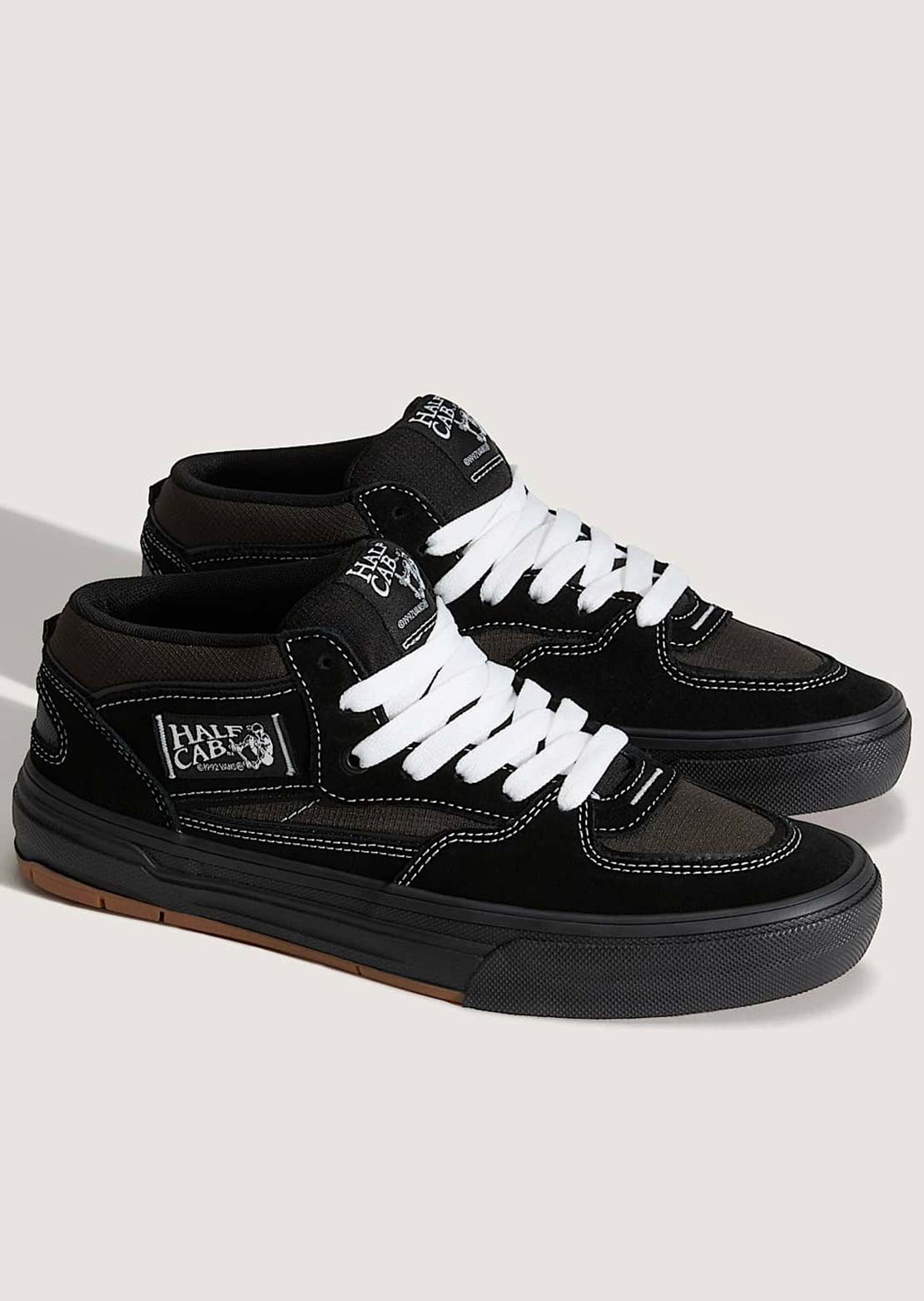 Vans Men's Skate Half Cab WaffleCup Shoes Black/Asphalt