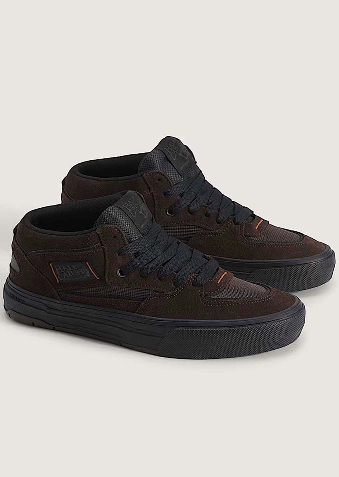 Vans Men's Skate Half Cab Wafflecup Shoes Rizzo Brown/Black