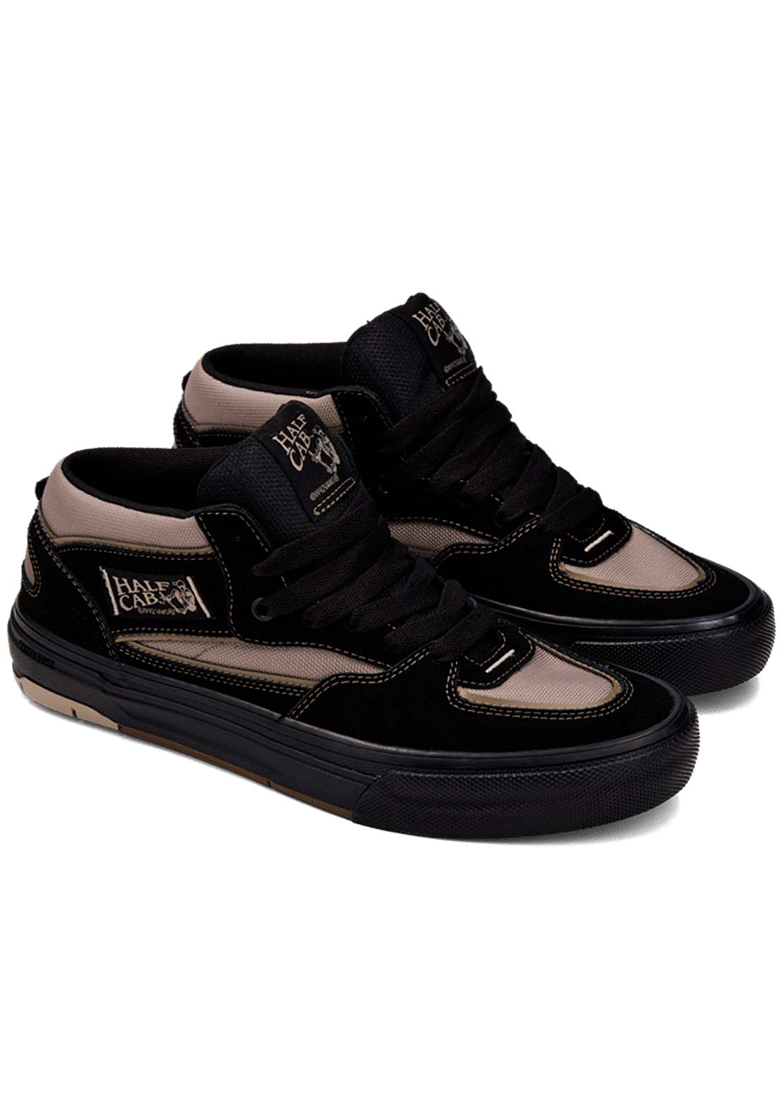 Vans Men's Skate Half Cab Wafflecup Shoes Black/Peyote