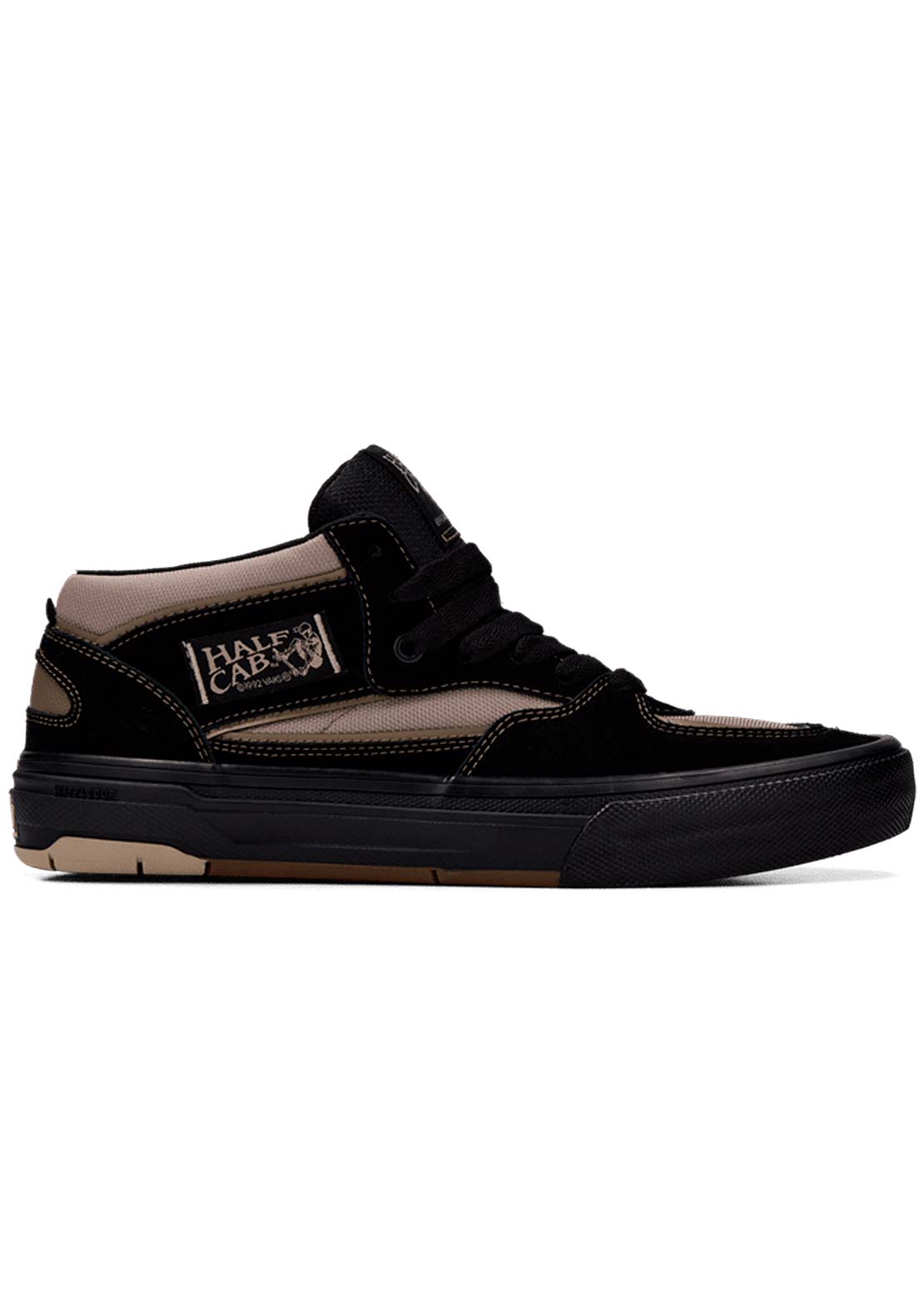 Vans Men's Skate Half Cab Wafflecup Shoes Black/Peyote