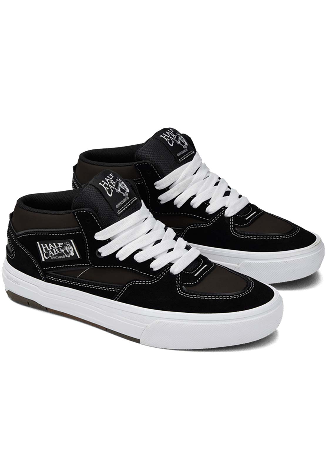 Vans Men's Skate Half Cab Wafflecup Shoes Black/White