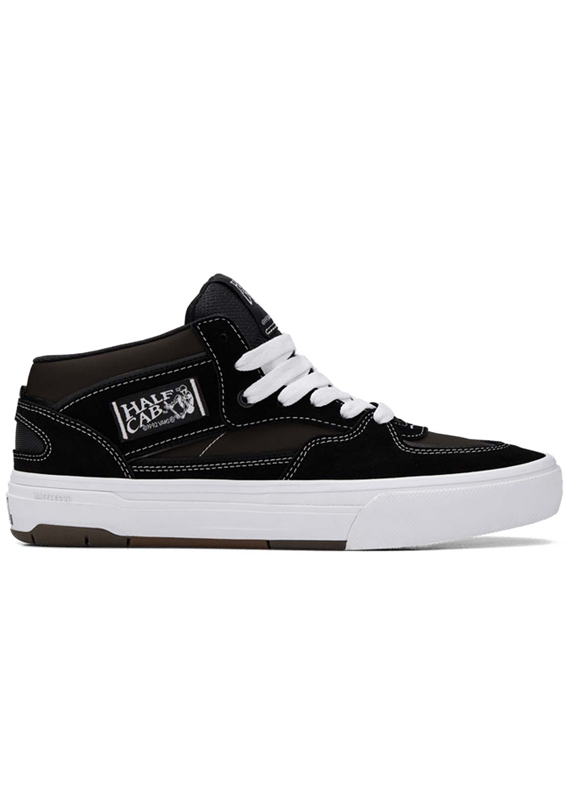 Vans Men's Skate Half Cab Wafflecup Shoes Black/White