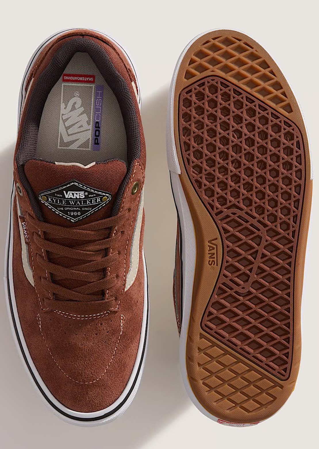 Vans Men's Skate Kyle Walker WaffleCup Shoes Tortoise Shell