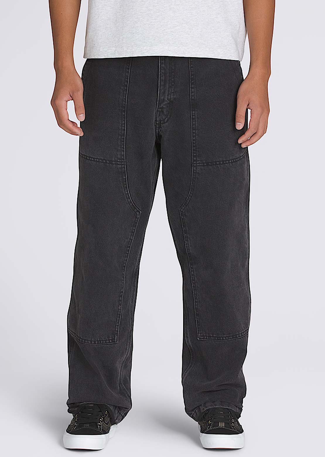 Vans Men's Skate Loose Utility Denim Pants Pirate Black