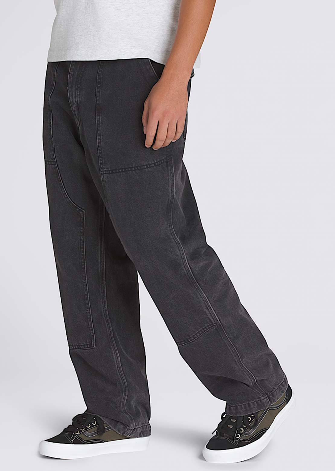 Vans Men's Skate Loose Utility Denim Pants Pirate Black