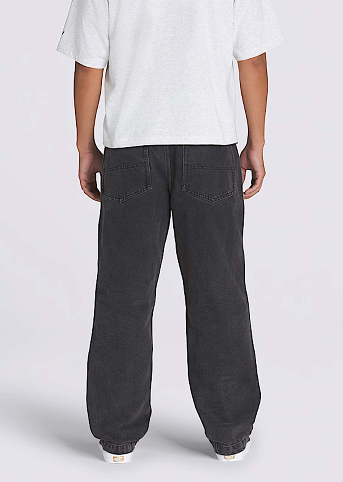 Vans Men's Skate Loose Utility Denim Pants Pirate Black