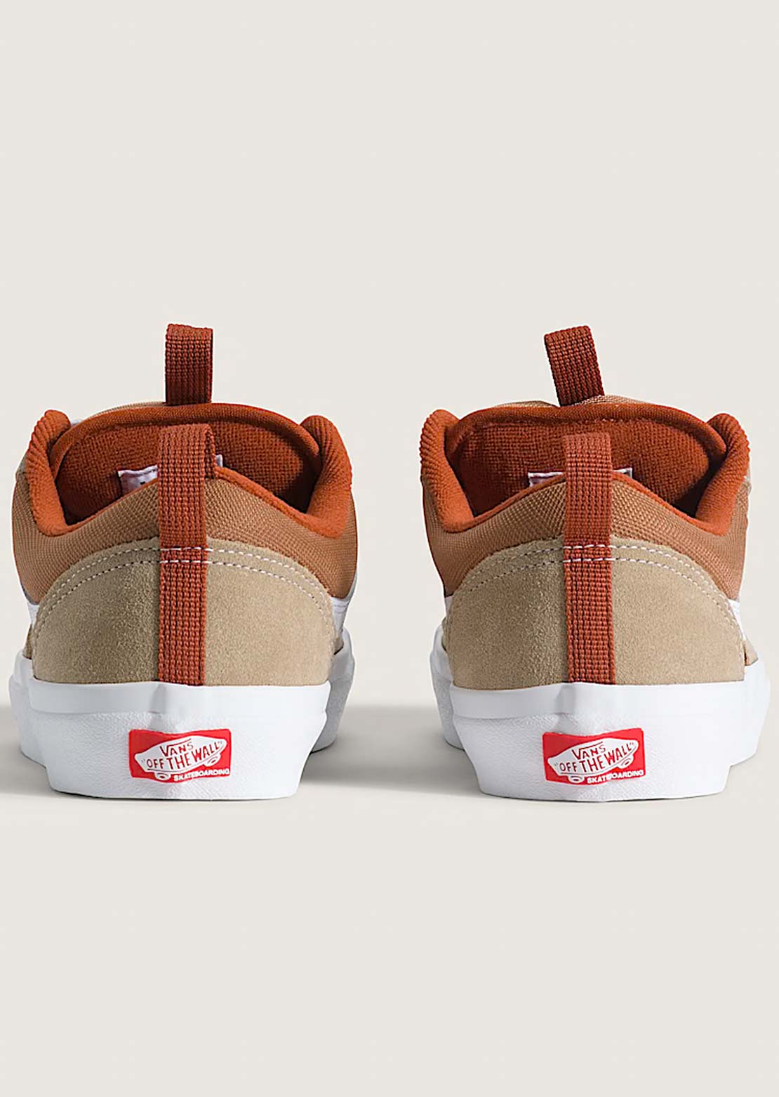 Vans Men's Skate Old Skool 36+ Plus Shoes Khaki/Burnt Orange