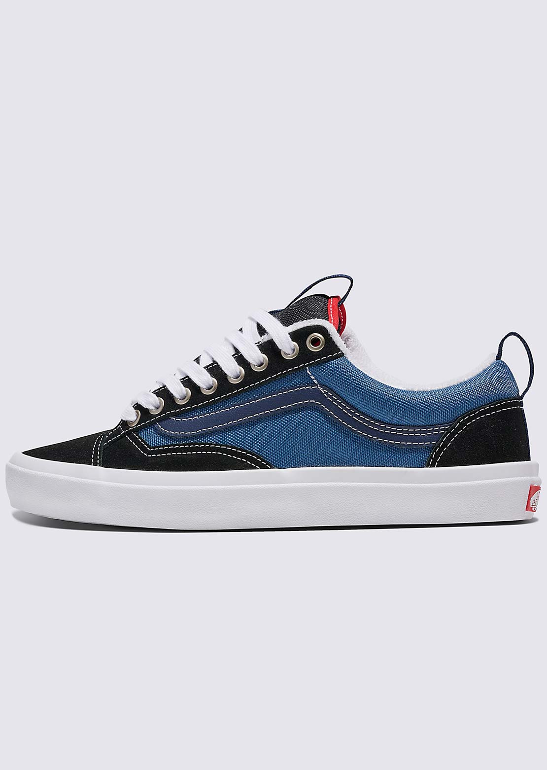 Vans Men's Skate Old Skool 36+ Plus Shoes Black/Stv Navy