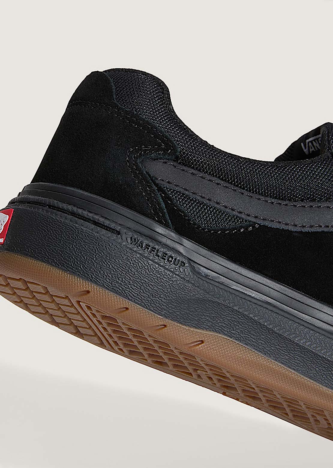 Vans Men's Skate Kyle Walker Wafflecup Shoes Atiba Black/Dark Green