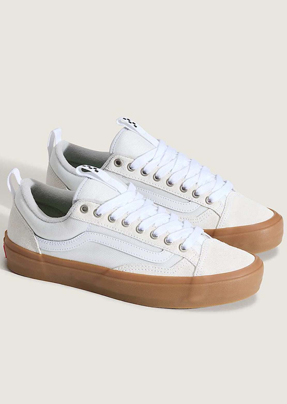 Vans Men's Skate Old Skool 36 Plus Shoes White/Gum