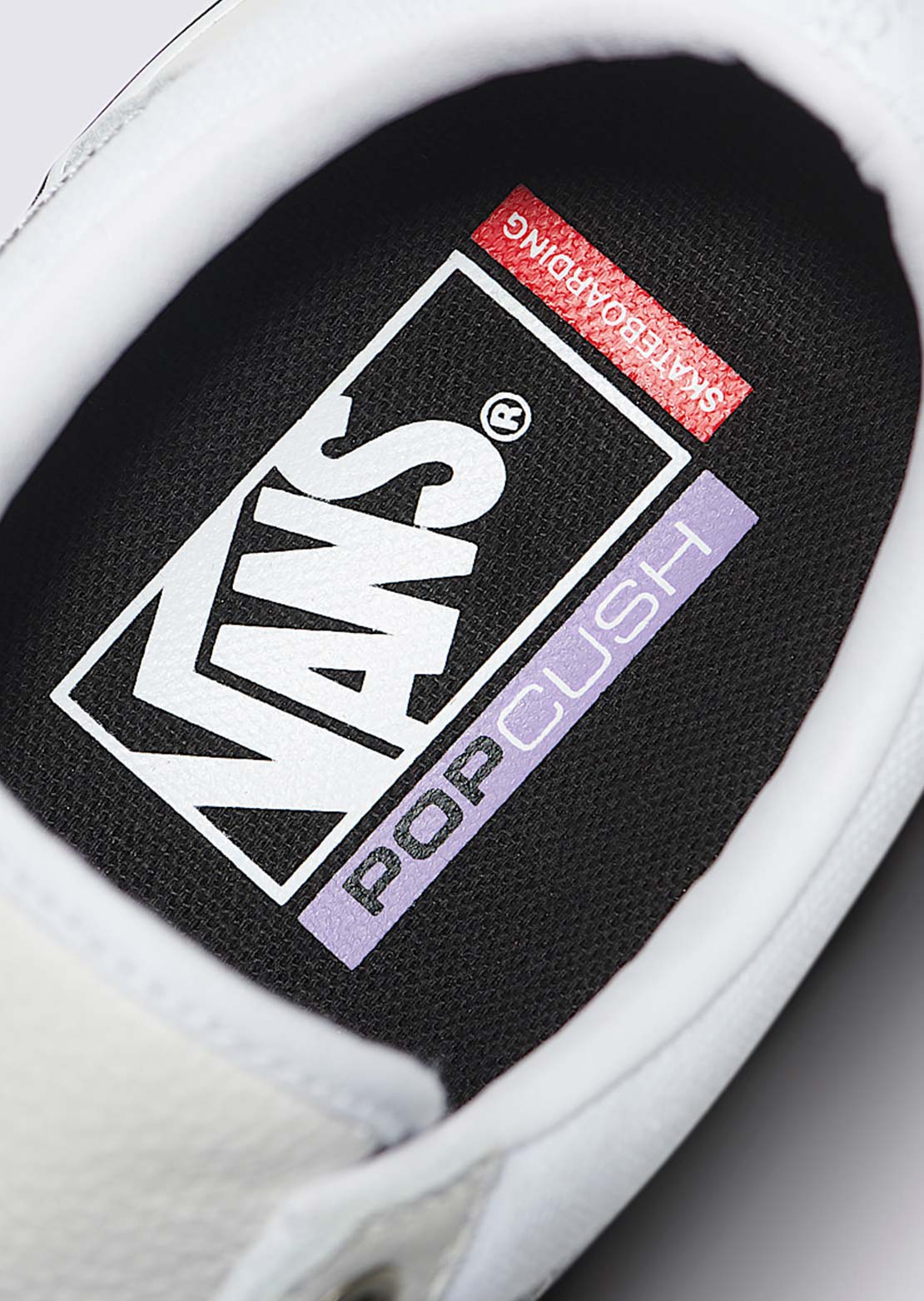 Vans Men's Skate Old Skool Leather Shoes White/White