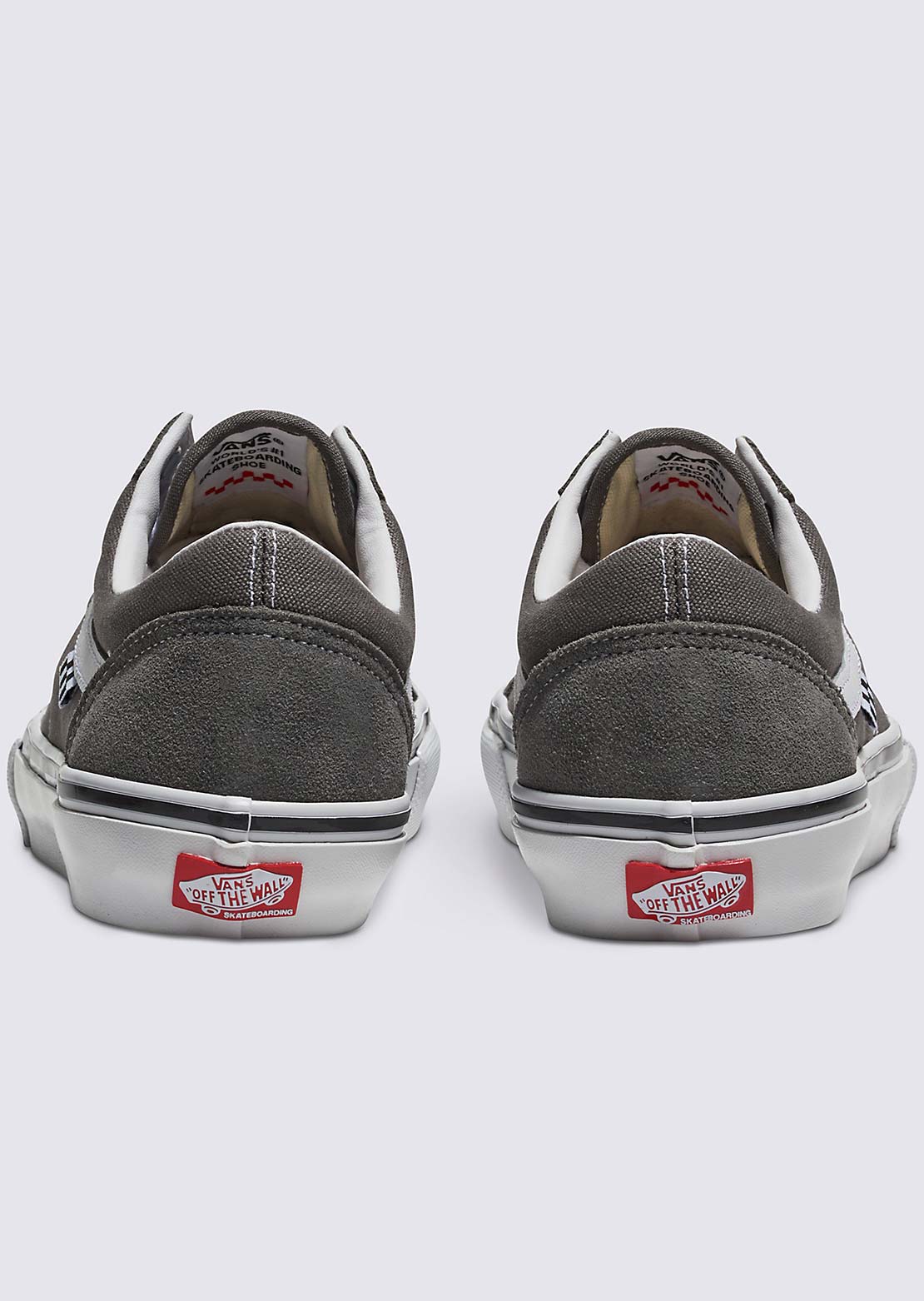 Vans Men&#39;s Skate Old Skool Shoes Pewter/White