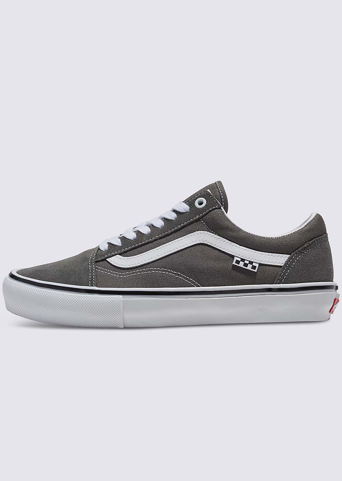 Vans Men&#39;s Skate Old Skool Shoes Pewter/White