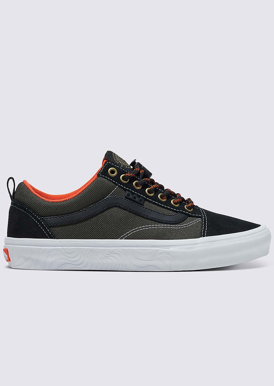 Vans Men&#39;s Skate Old Skool Shoes Spitfire Black/Flame