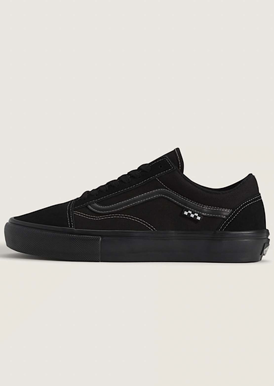 Vans Men's Skate Old Skool Shoes Black/Black/Grey