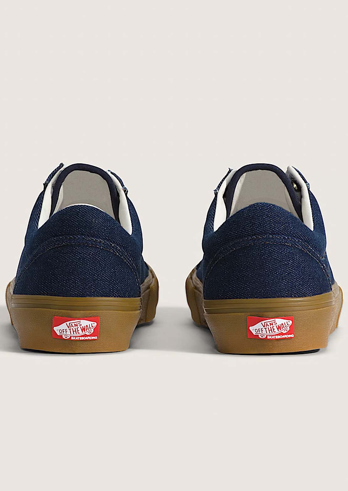 Vans Men's Skate Old Skool Shoes Blue Denim