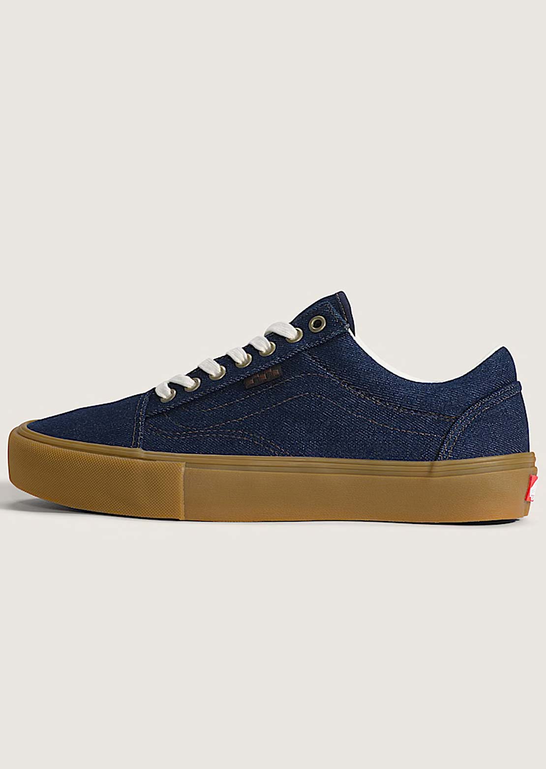 Vans Men's Skate Old Skool Shoes Blue Denim