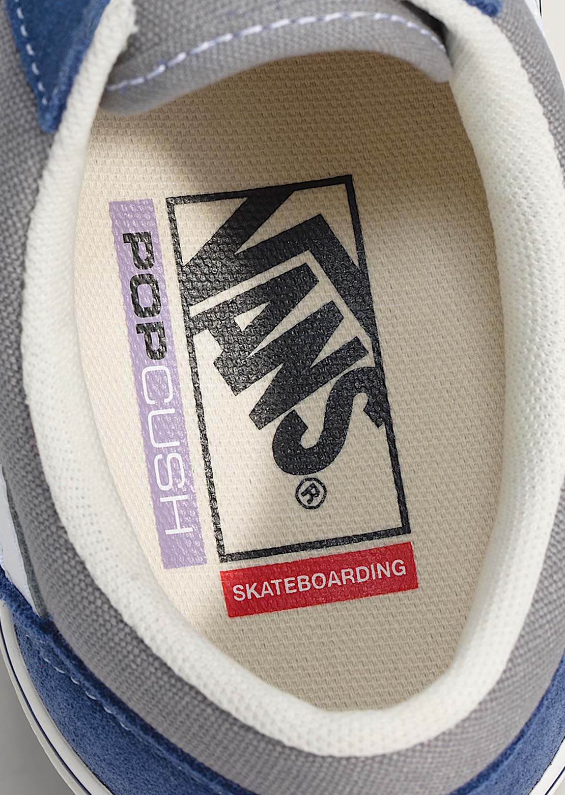 Vans Men's Skate Old Skool Shoes Blue/Grey