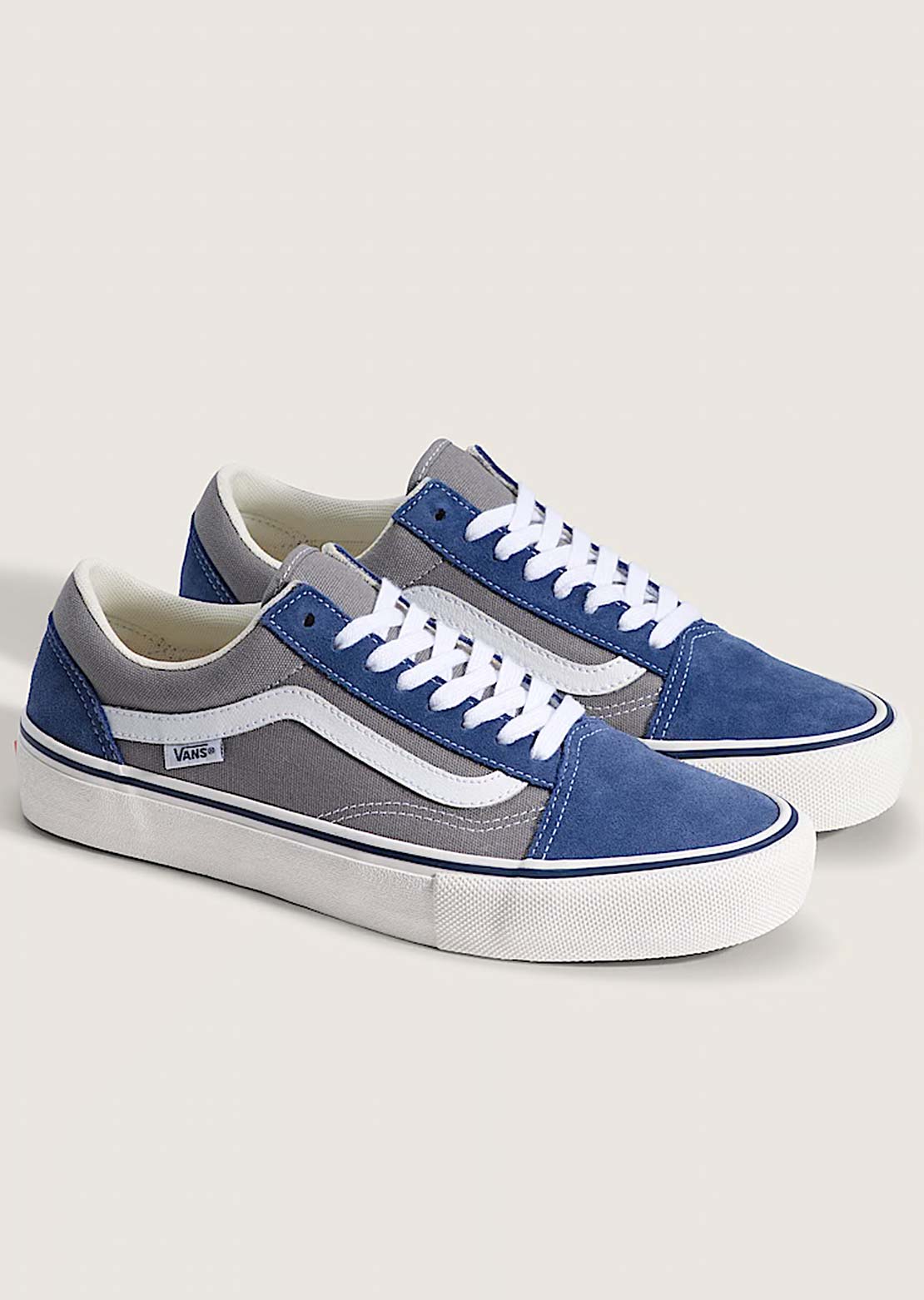 Vans Men's Skate Old Skool Shoes Blue/Grey