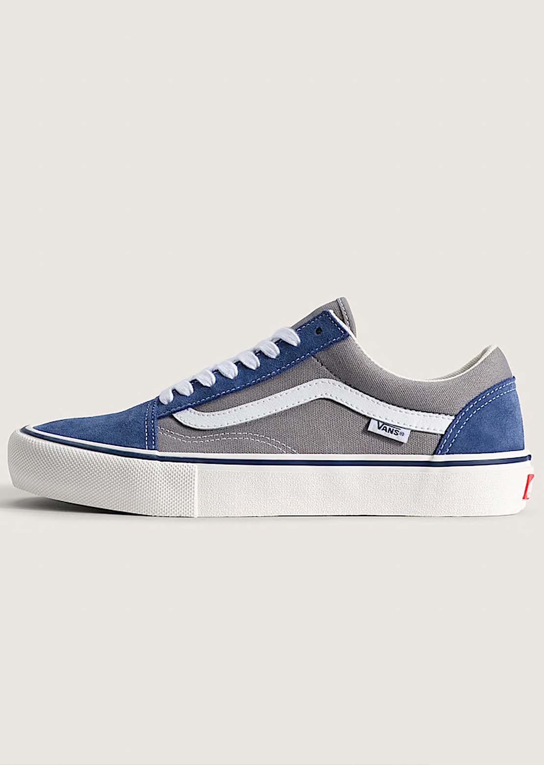 Vans Men's Skate Old Skool Shoes Blue/Grey
