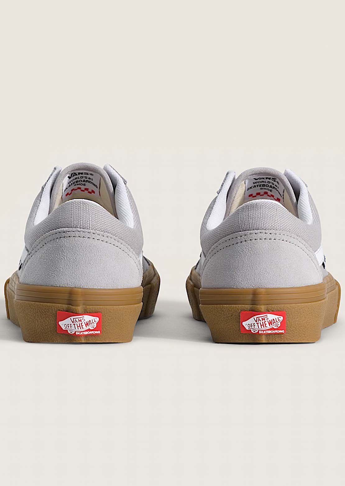 Vans Men's Skate Old Skool Shoes Light Gray/Gum