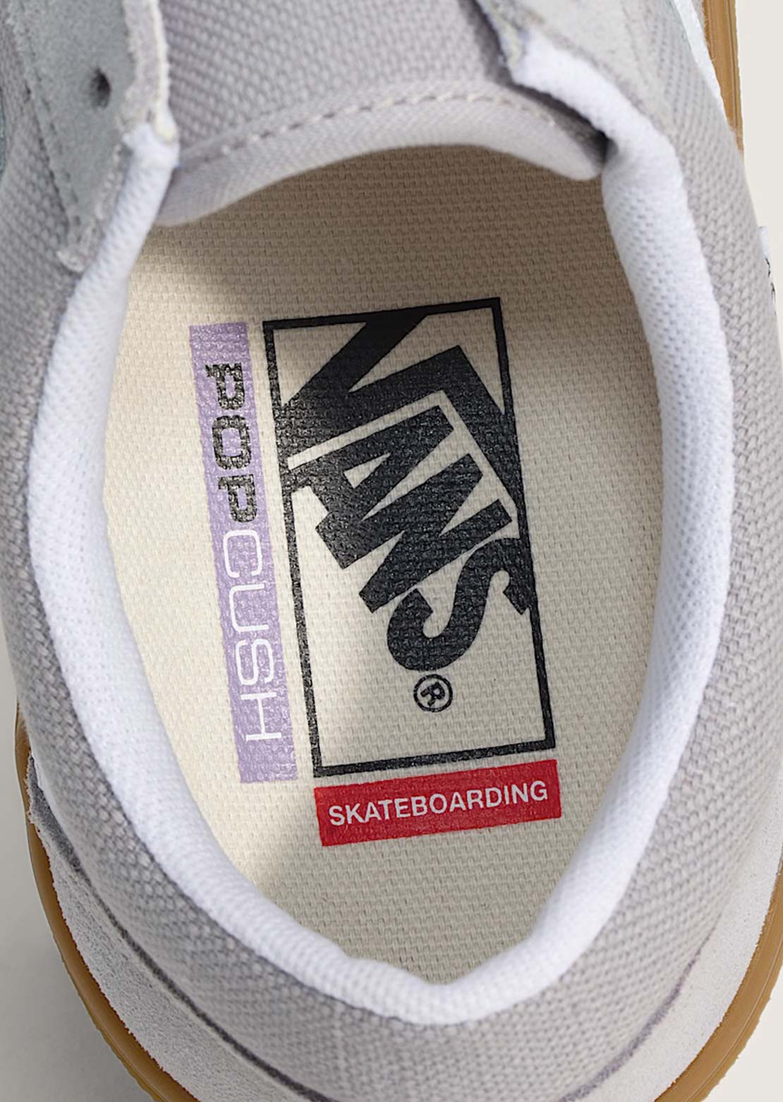 Vans Men's Skate Old Skool Shoes Light Gray/Gum