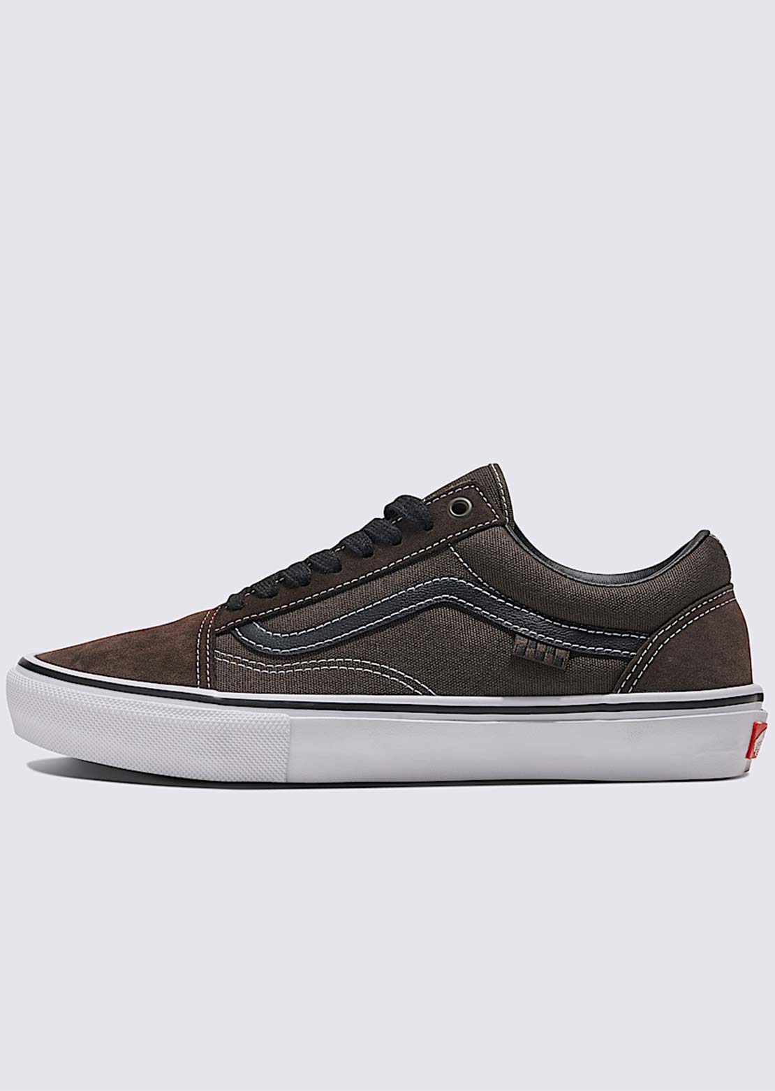 Vans Men's Skate Old Skool Shoes Chocolate/White