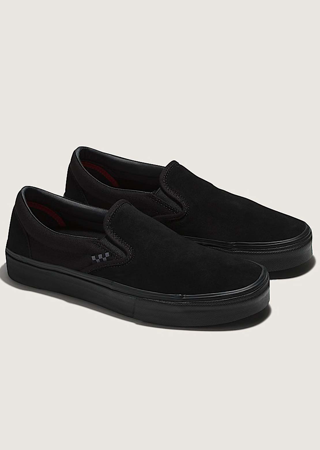 Vans Men's Skate Slip-On Shoes Black/Black