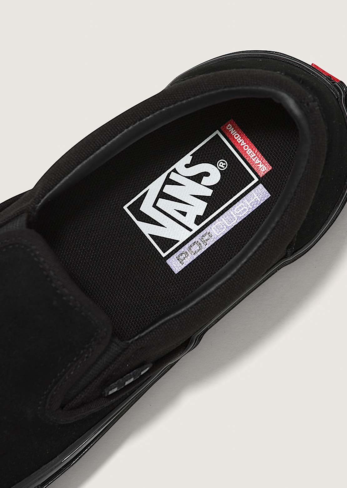 Vans Men's Skate Slip-On Shoes Black/Black