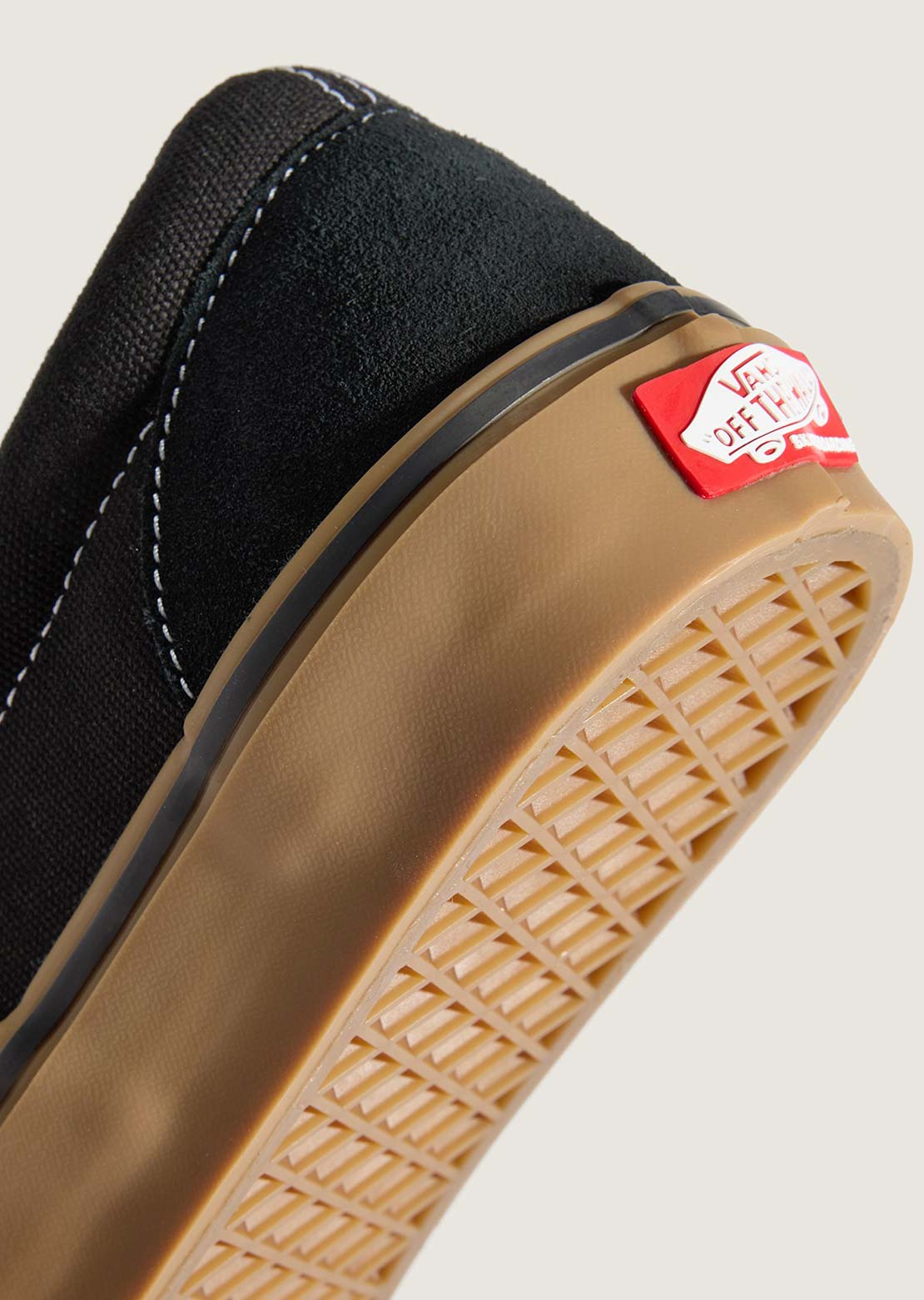 Vans Men's Skate Slip-On Shoes Black/Gum/White