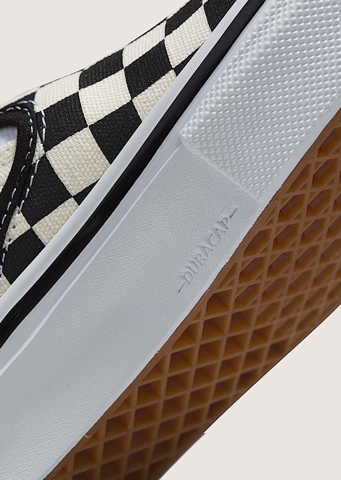 Vans Men's Skate Slip-On Shoes (Checkerboard) Black/Off