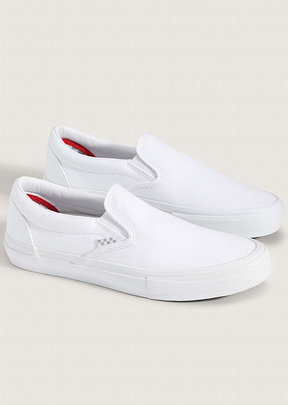 Vans Men's Skate Slip-On Shoes True White