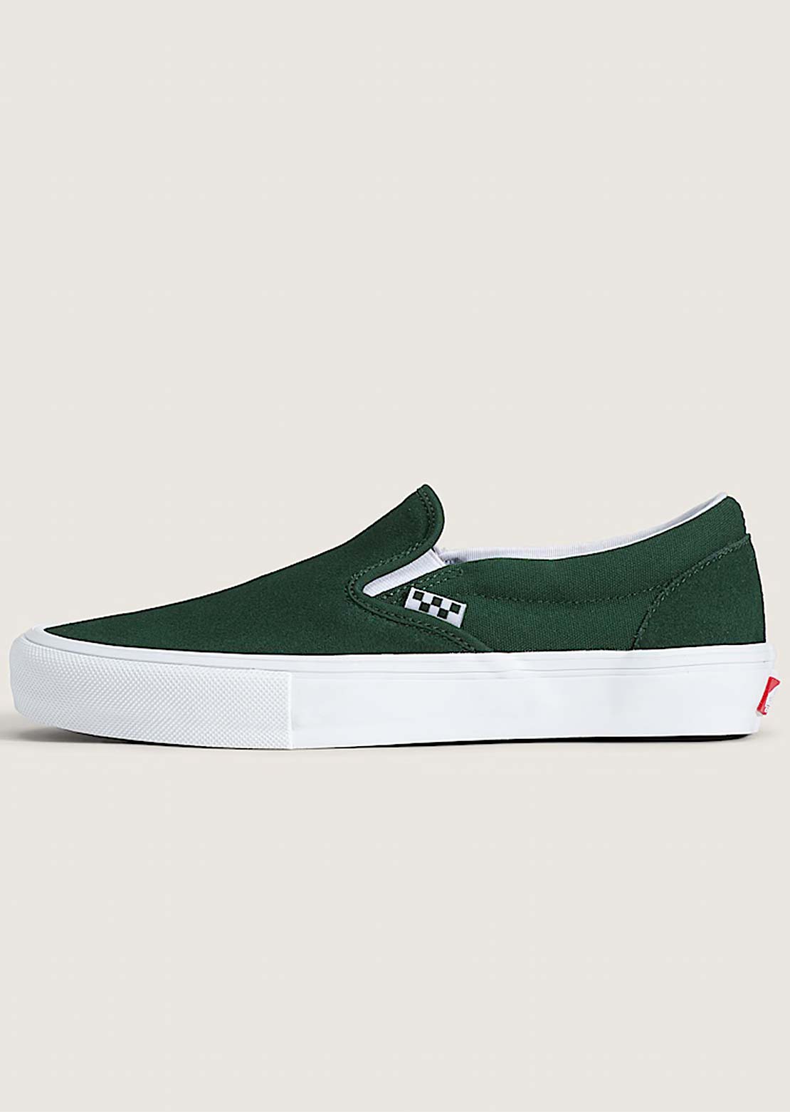 Vans Men's Skate Slip-On Shoes Green/White
