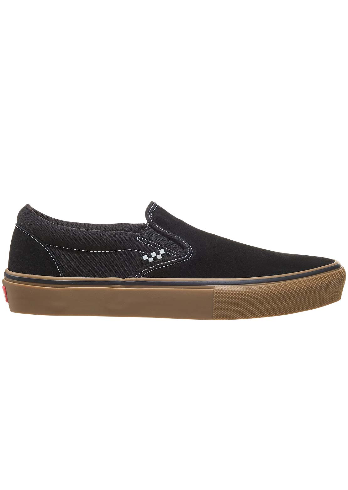 Vans Men's Skate Slip-On Shoes Black/Gum/White