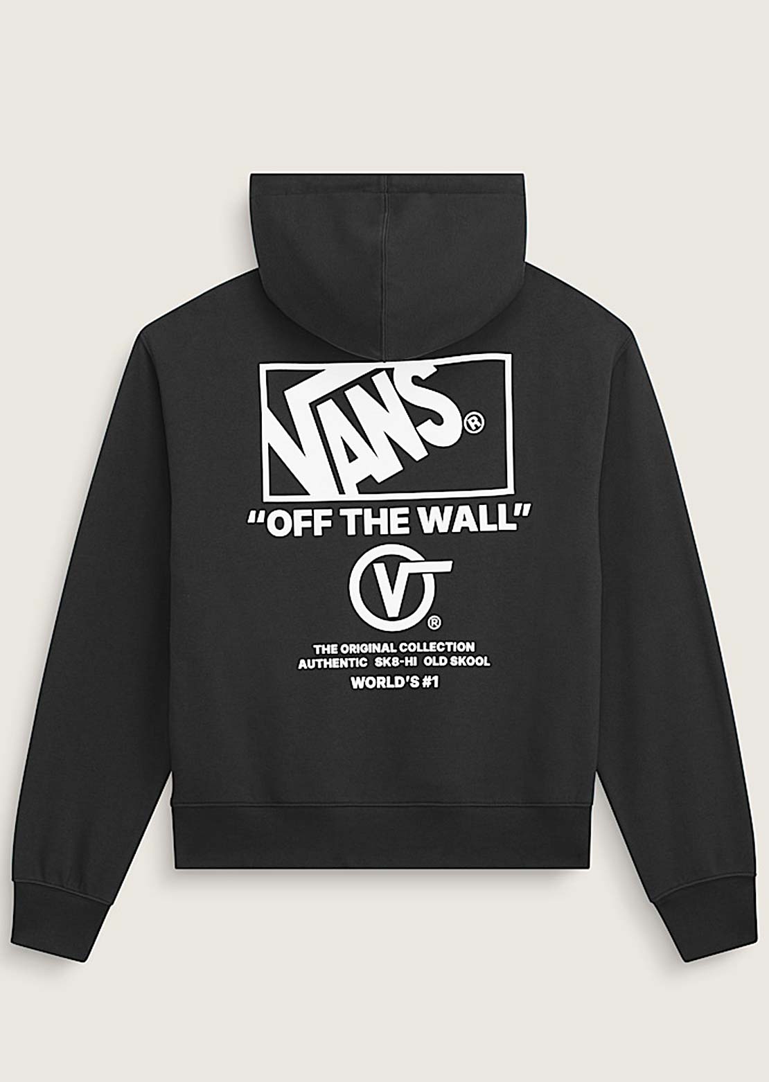 Vans Men's Stacked Hi Pullover Hood Black/White